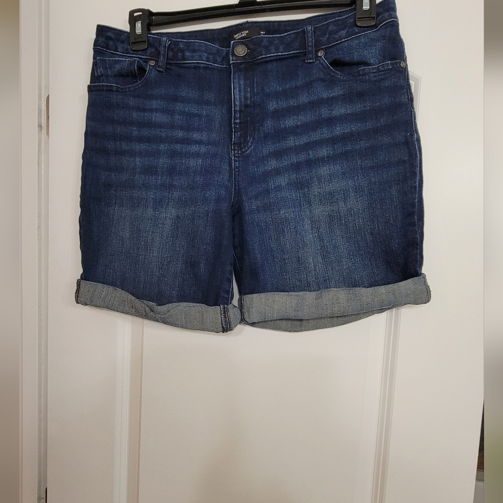 Women's Denim Shorts Vera Wang Size 14